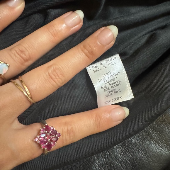 🎈Sale! 🎈Rag & Bone leather jacket - NWT! - Picture 10 of 10